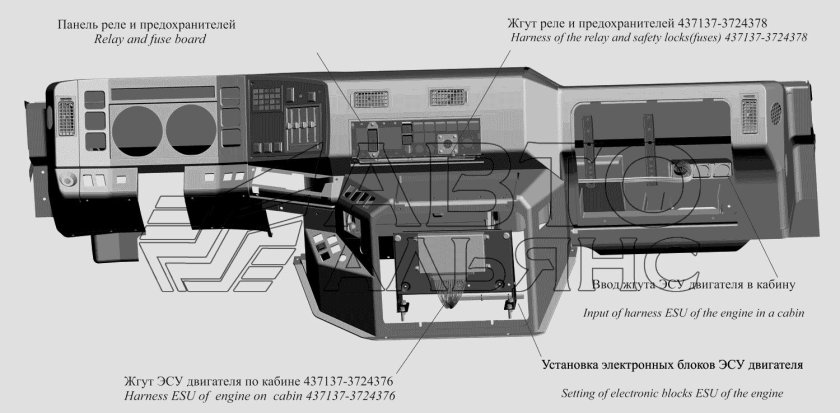 Реле АБС МАЗ 5440