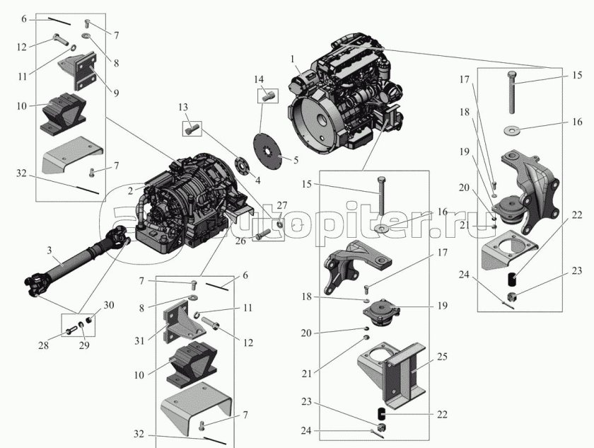 МАЗ 206 двигатель