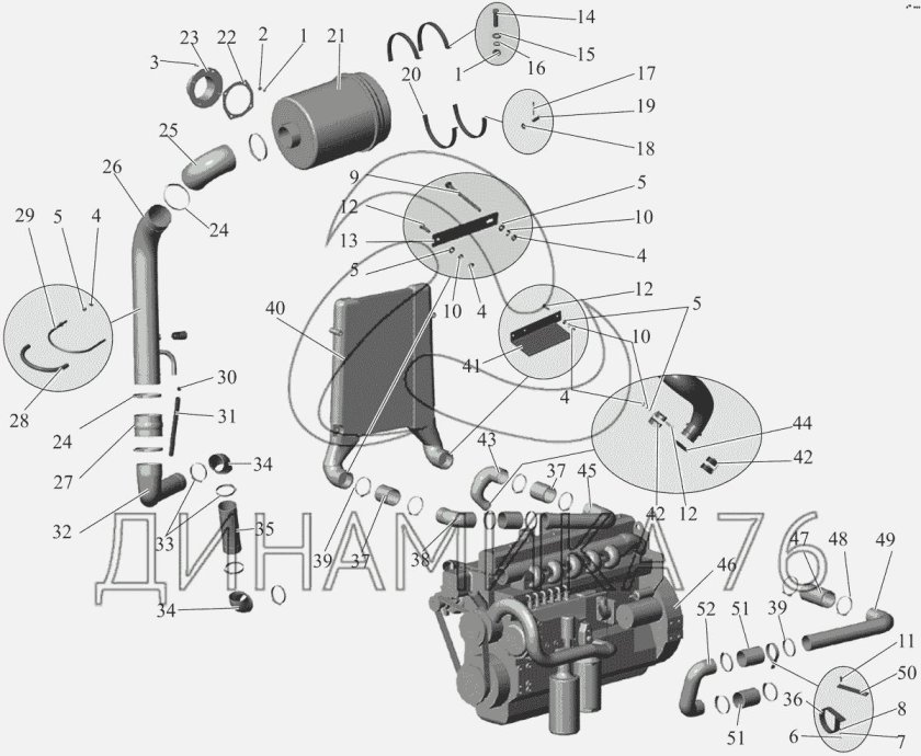 МАЗ 103 фильтр воздушный