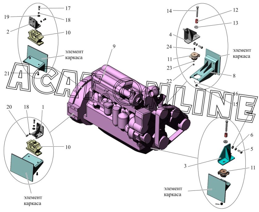 МАЗ 103 двигатель
