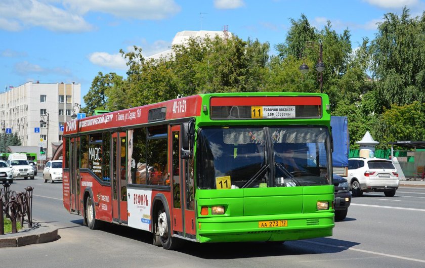 Тюменская область МАЗ 103.075 № АА 273 72