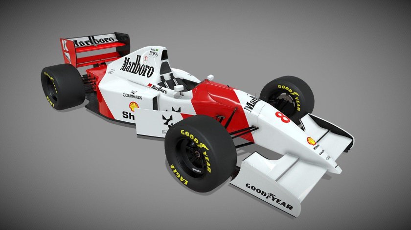 MCLAREN MP 4/8 f1 эскиз