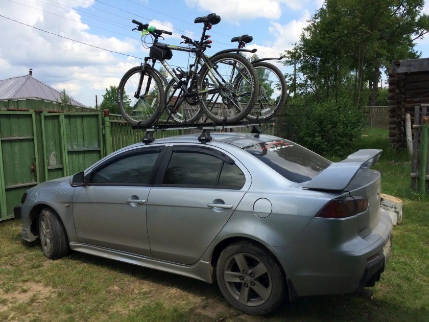 Багажник на крышу Лансер 10