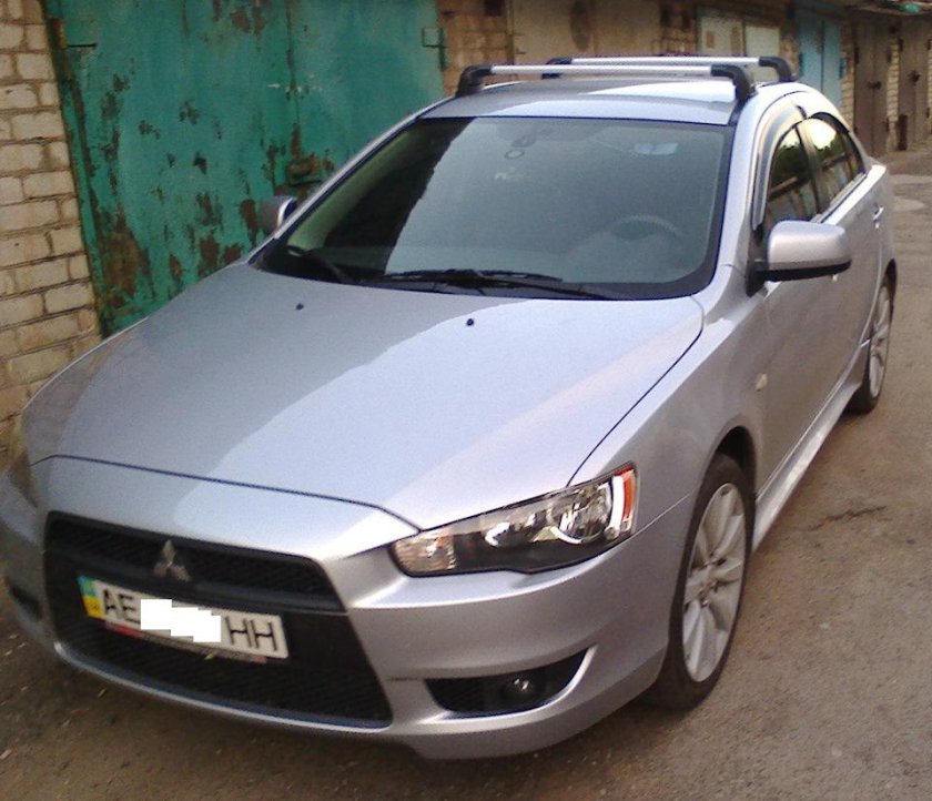 Багажник на крышу Лансер 10