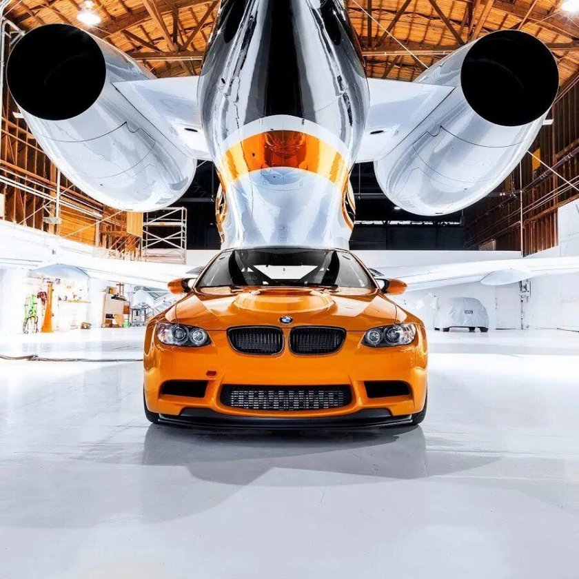 Крутые самолёты с машинами