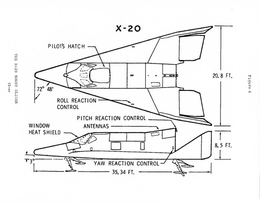Чертежи x-20 Dyna Soar