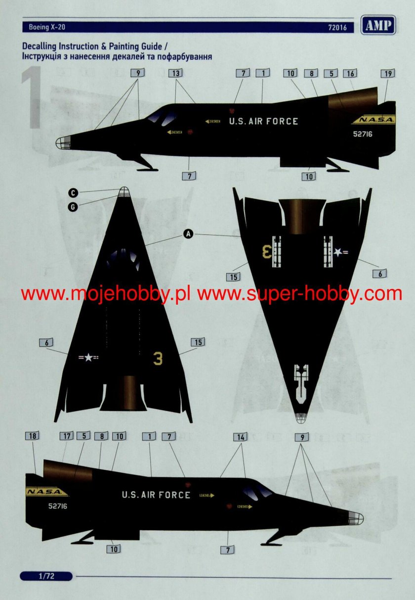 Amp 72016 Boeing x-20 Dyna-Soar 1/72 отзывы