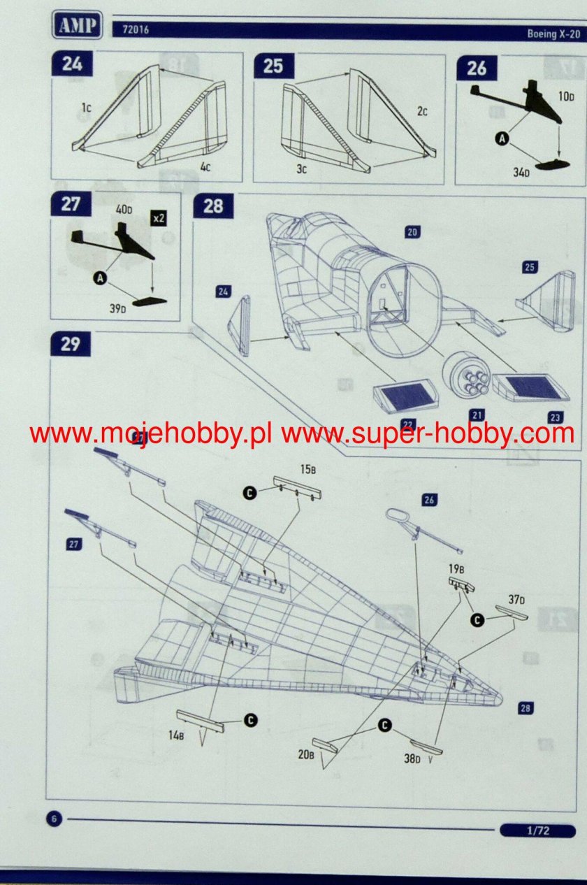 Amp 72016 Boeing x-20 Dyna-Soar 1/72 отзывы