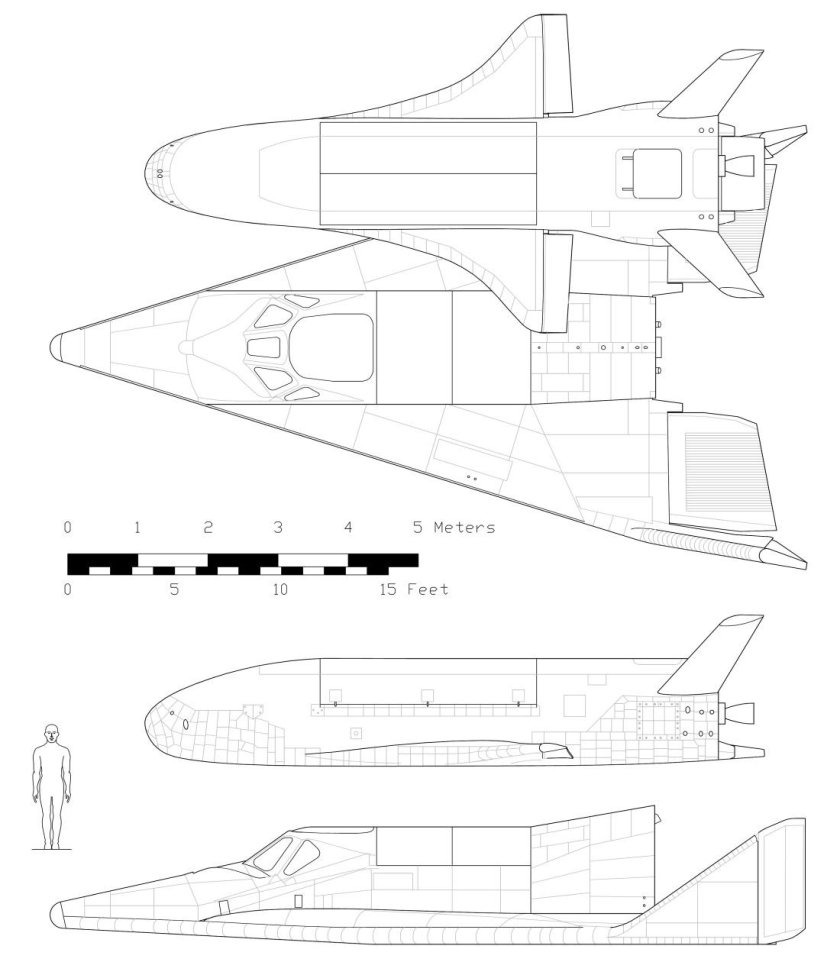 Х-20 Dyna Soar чертеж