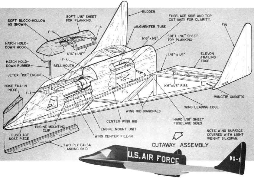 Х-20 Dyna Soar чертеж