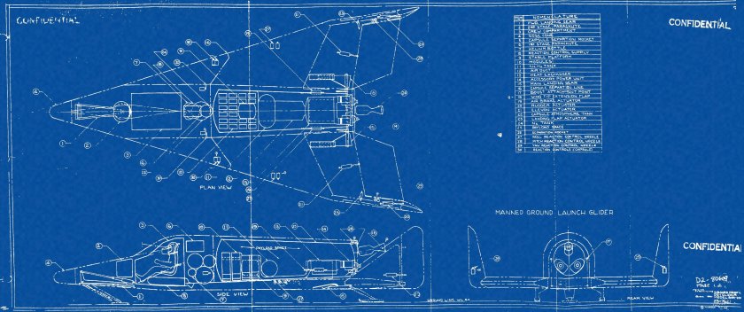 Dyna Soar Rocket чертеж