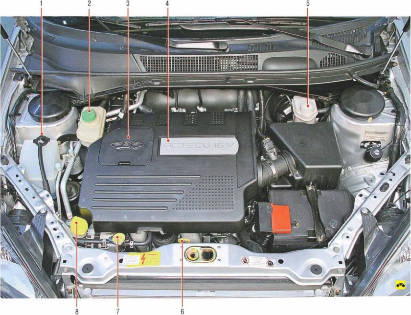 Cherry Tiggo 11 под капотом