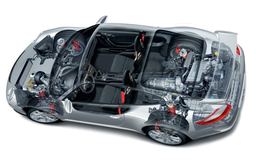 Porsche Carrera 911 двигатель