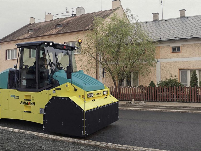 Пневмошинный каток