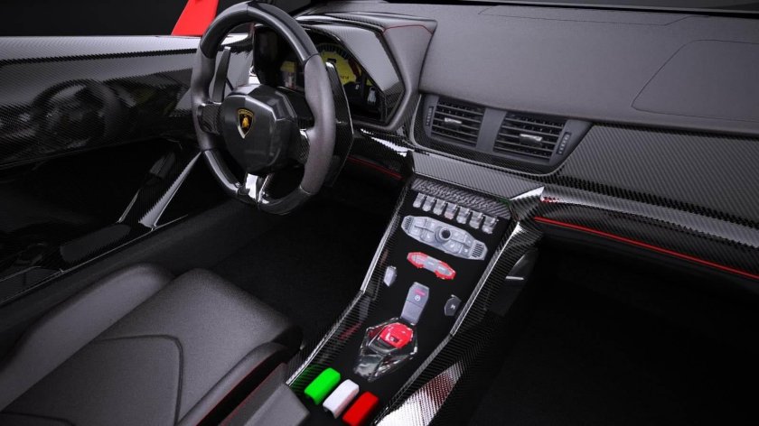 Lamborghini Veneno Roadster салон