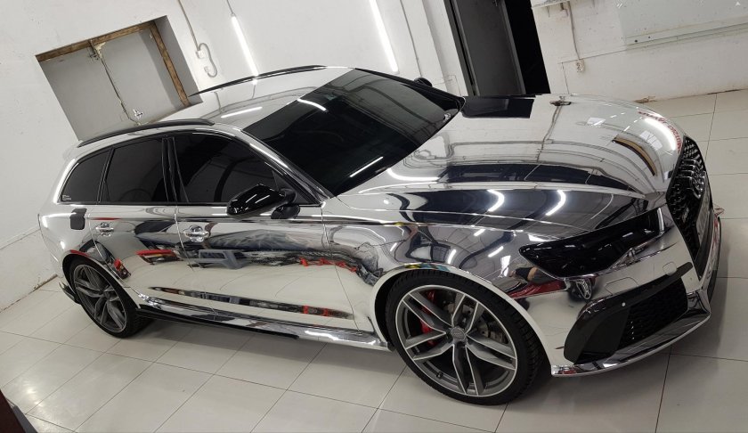 Mercedes w211 пленка хром