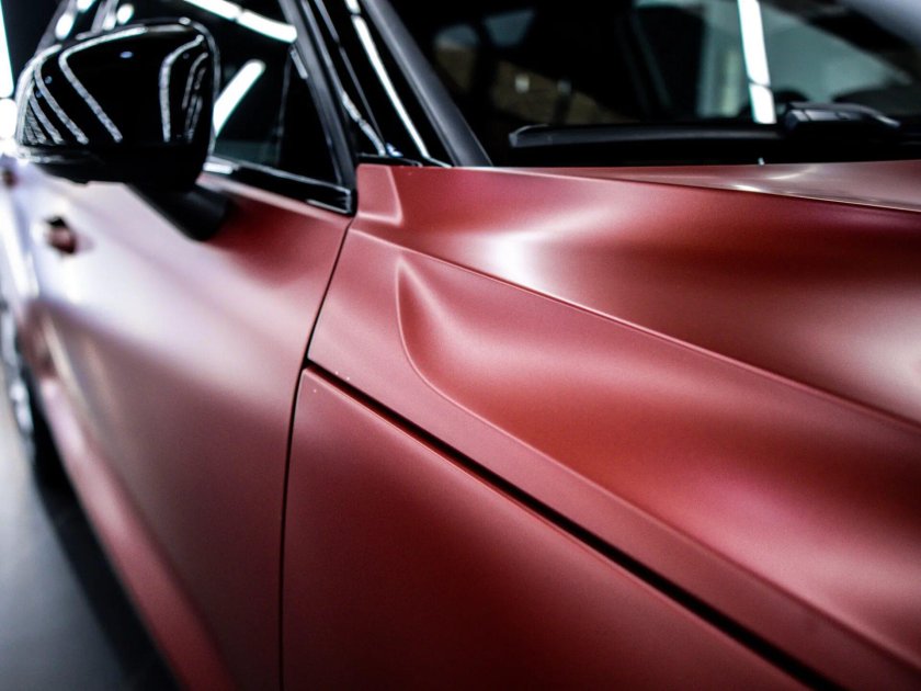 Матовый полиуретан оклейка