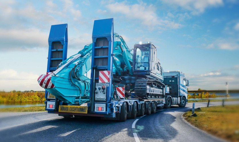 КАМАЗ негабарит 30 метров