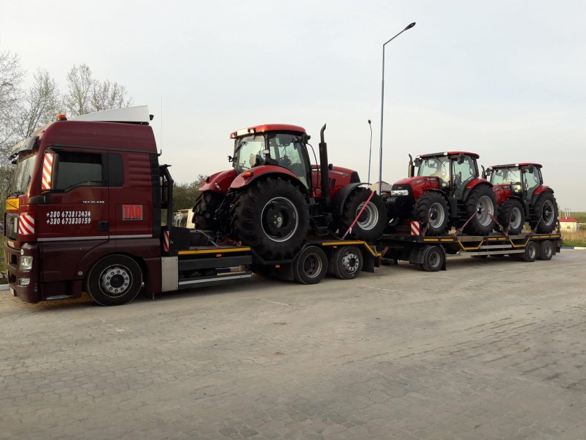 Перевозка трактора