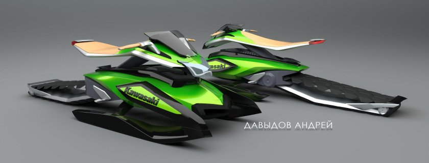 Снегоход Кавасаки