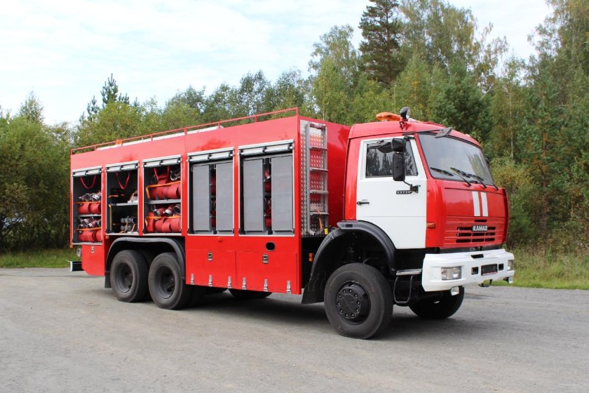 Пожарный КАМАЗ АЦ 65111