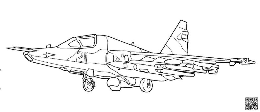 Самолеты. Раскраска