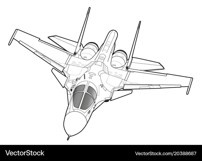 Истребитель Су 34 вектор