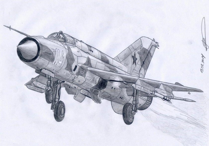 Самолет миг-21бис