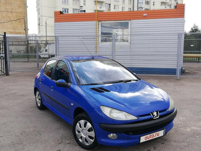 Пежо 206 цвета