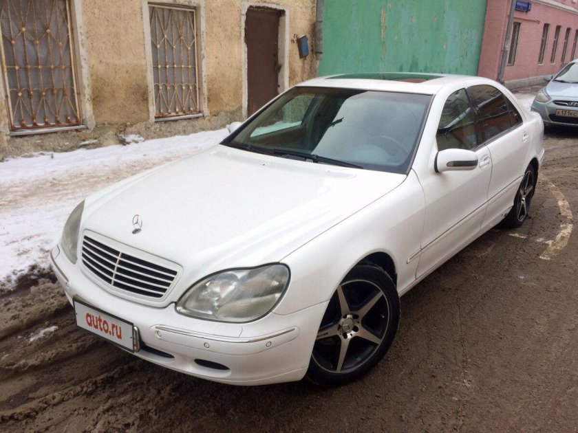 Мерседес s 220 белый