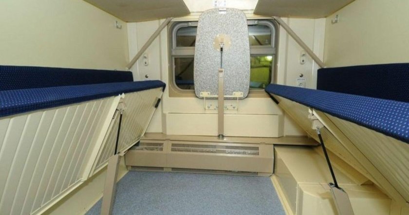 Двухэтажный вагон РЖД купе