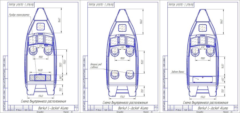 Беркут s Fisher размер кокпита