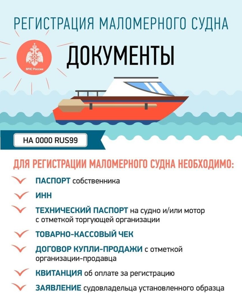 Регистрация маломерных судов