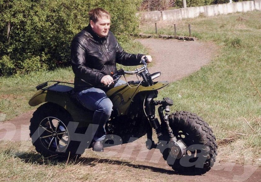 Мотоцикл диверсант 2х2