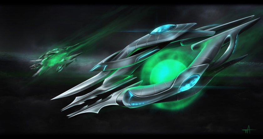 Старкрафт Протоссы корабль