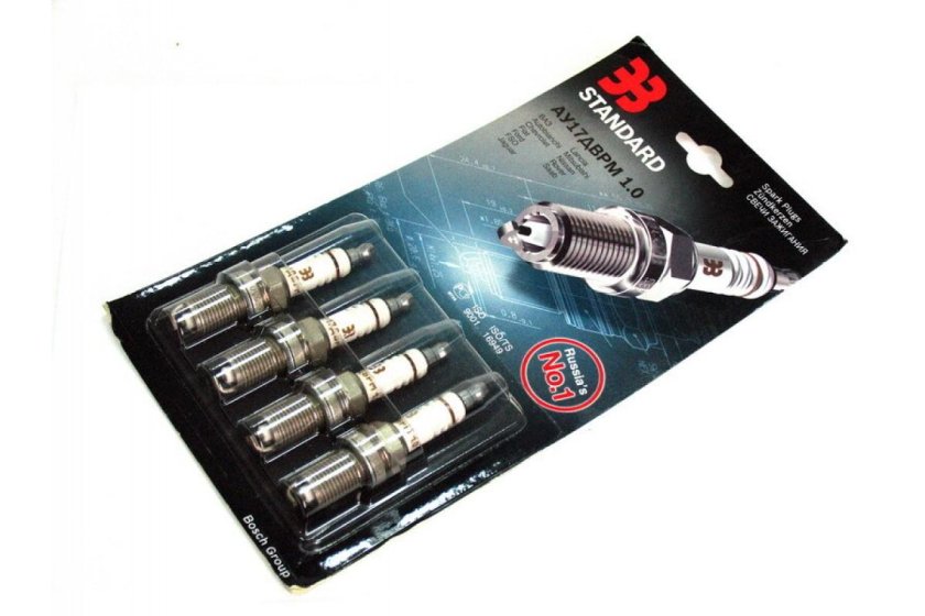 Свечи зажигания 2108 (а17дврм 0,7мм) комплект