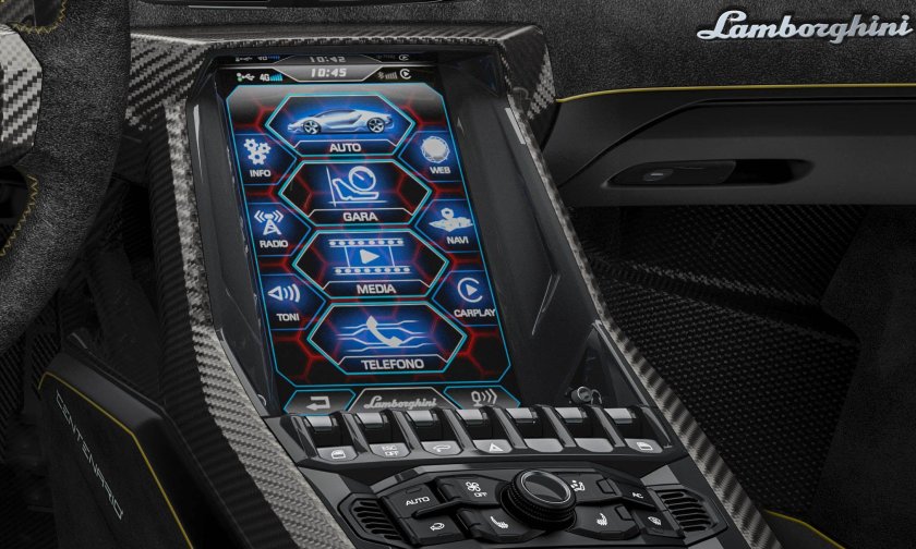 Ламборджини Сентенарио салон