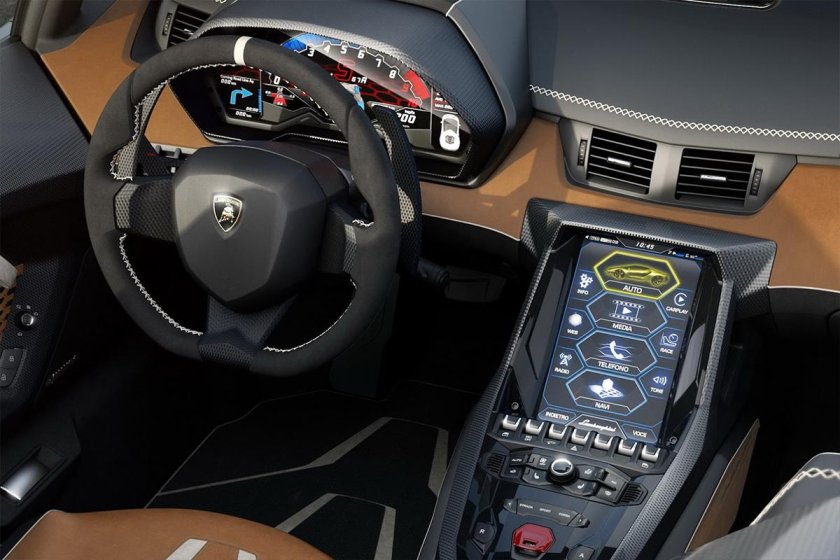 Ламборджини Сентенарио салон