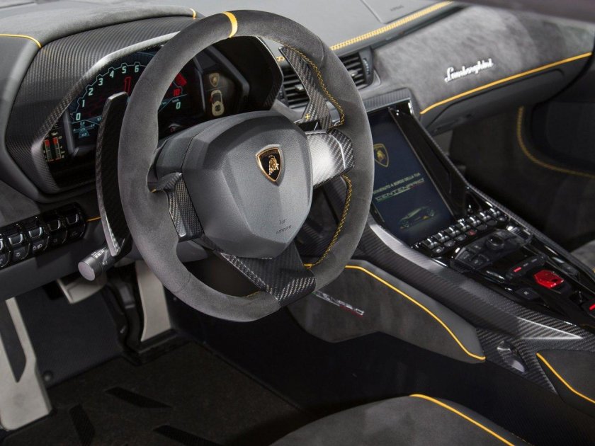 Ламборджини Сентенарио салон