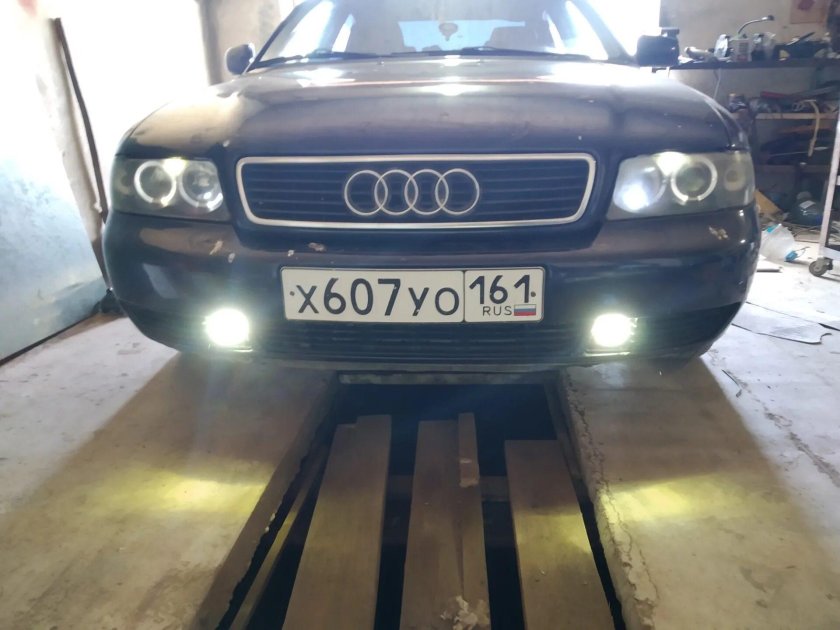 Противотуманки Audi a4 b5