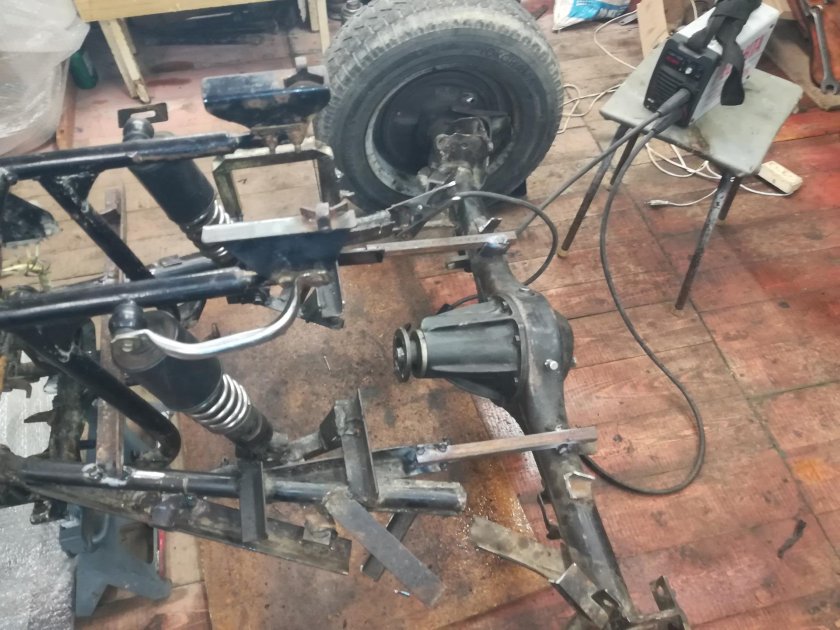 Задний мост на трицикл Урал
