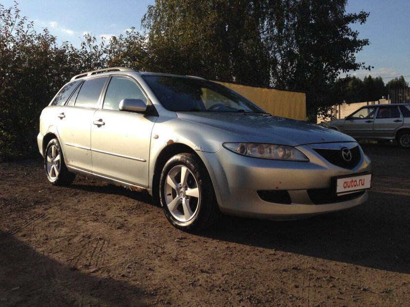 Mazda 6 gg серебристая