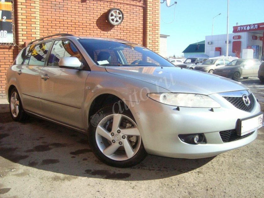 Mazda 6 gg серо зеленая