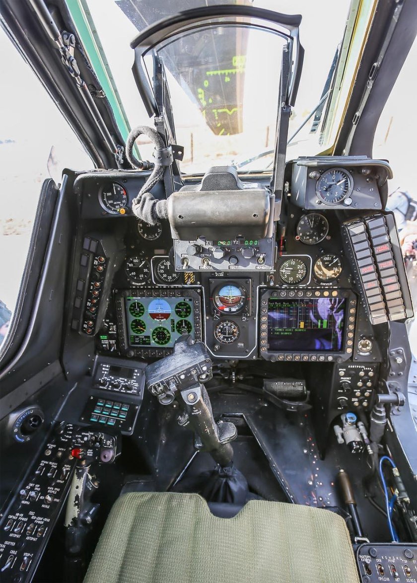 Ми-28 вертолёт кабина