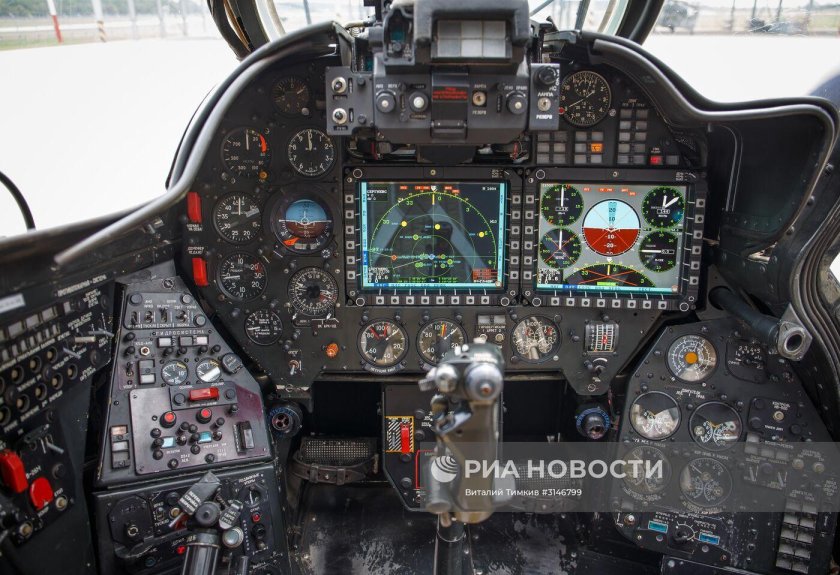 Ми-35 кабина оператора