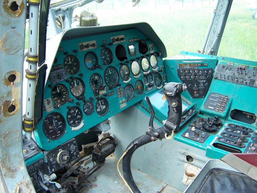 Приборная панель вертолета ми-24