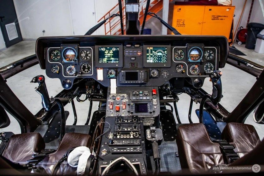 Ансат вертолет кабина