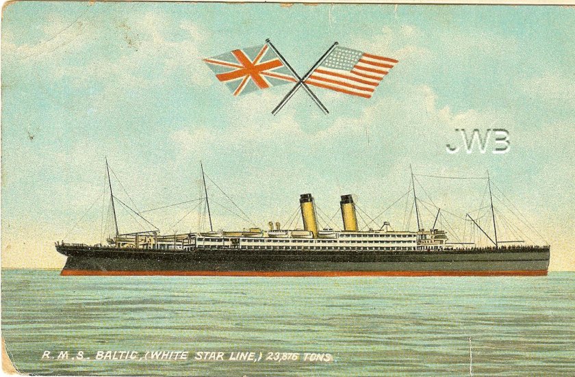 Корабль Британик компании Уайт Стар лайн