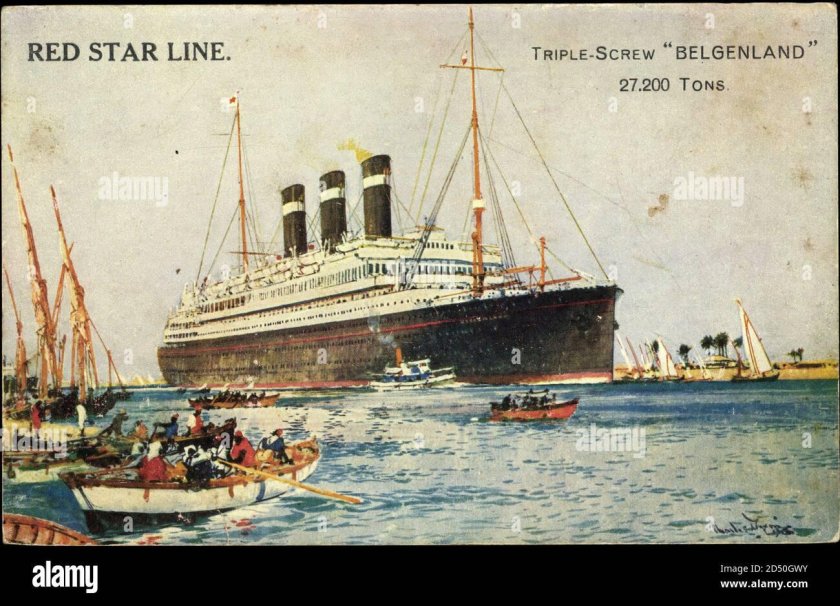 S.S Belgenland 1914