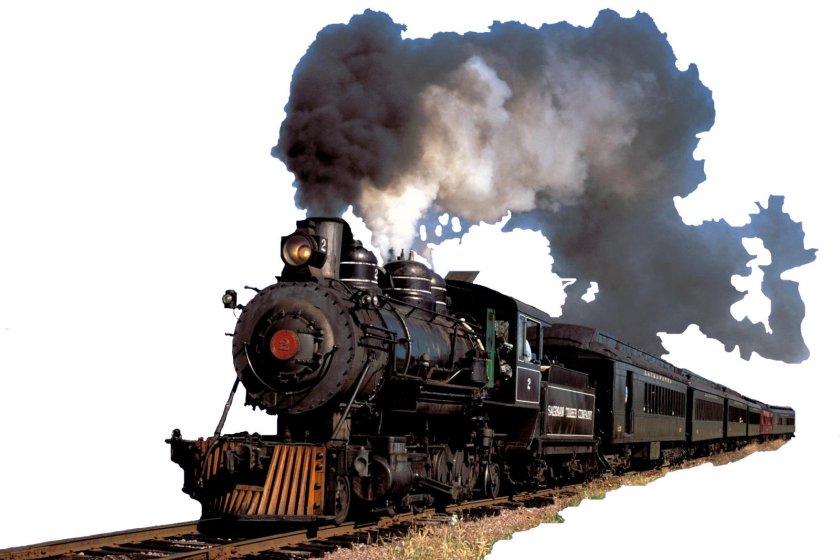 Старинный поезд